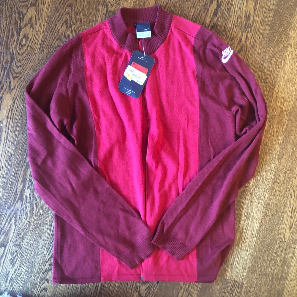 NWT Nike Wool Women’s Bike Sweater Jersey / L